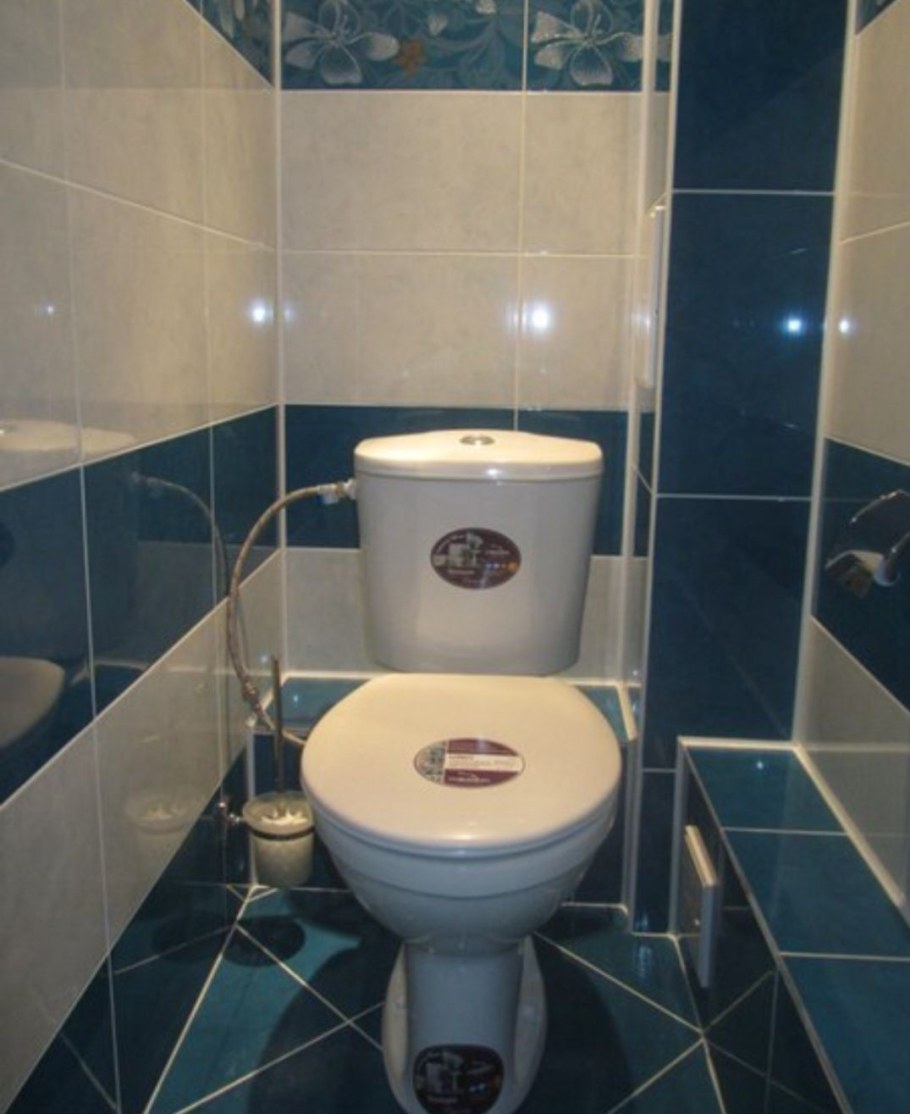 Раскладка плитки в туалете