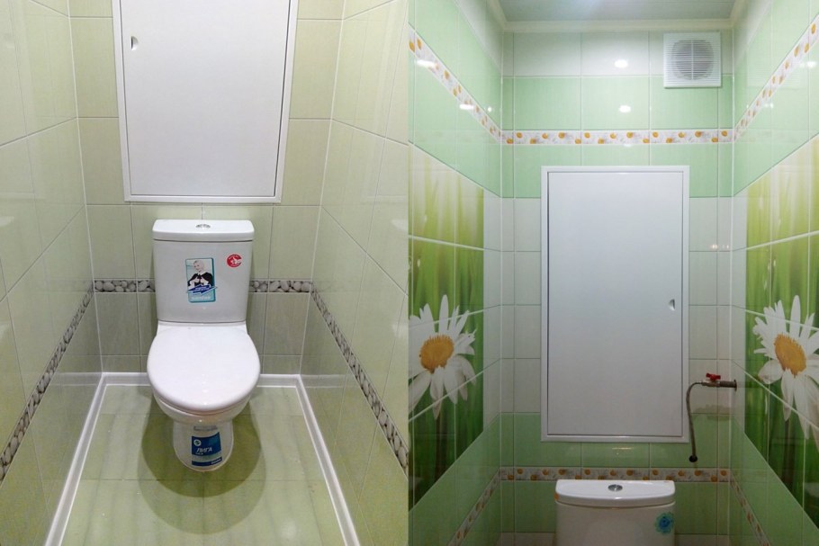 Панели ПВХ для туалета