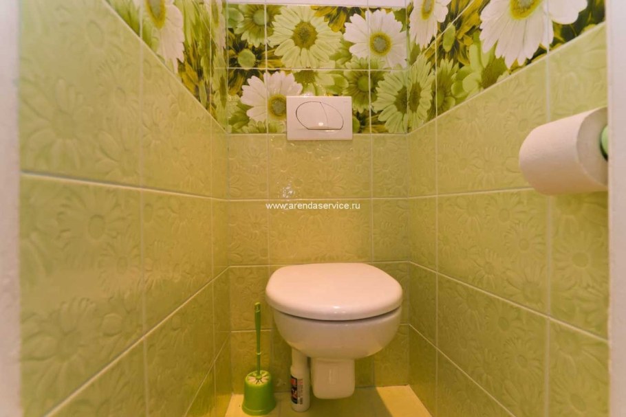 Кафельная плитка для маленького туалета