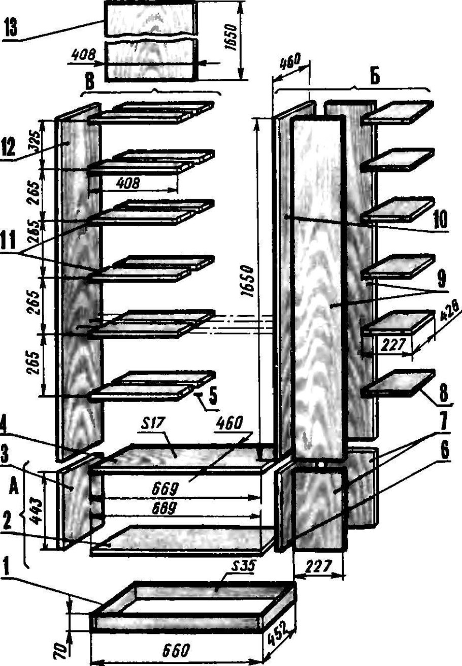 Чертежи итальянской мебели
