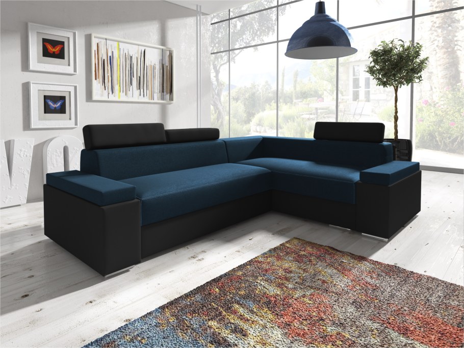 Двухцветный диван