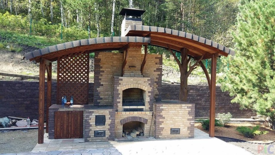 Навес для барбекю