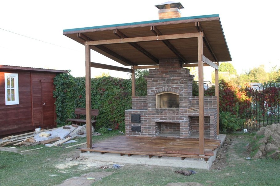 Каркас для мангальной зоны