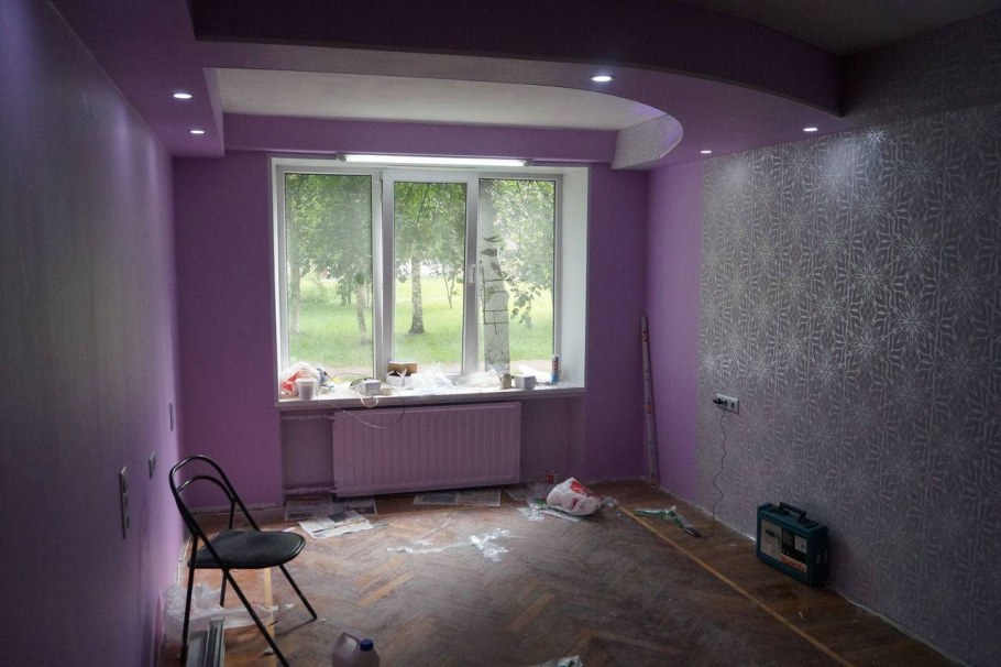 Отделка комнаты в квартире