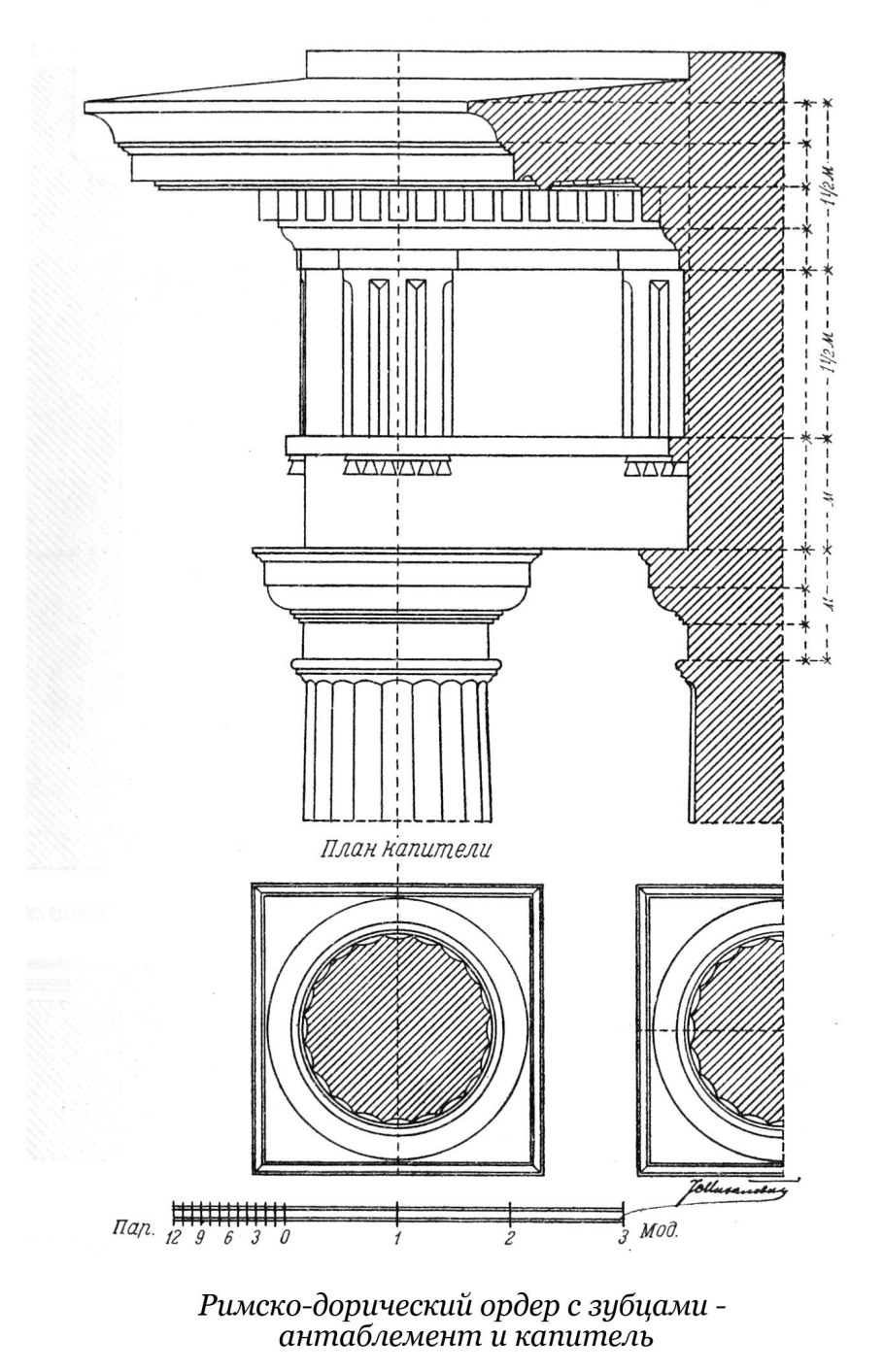 Дорический ордер Палладио