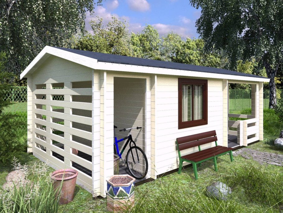 Сарай дровник мастерская