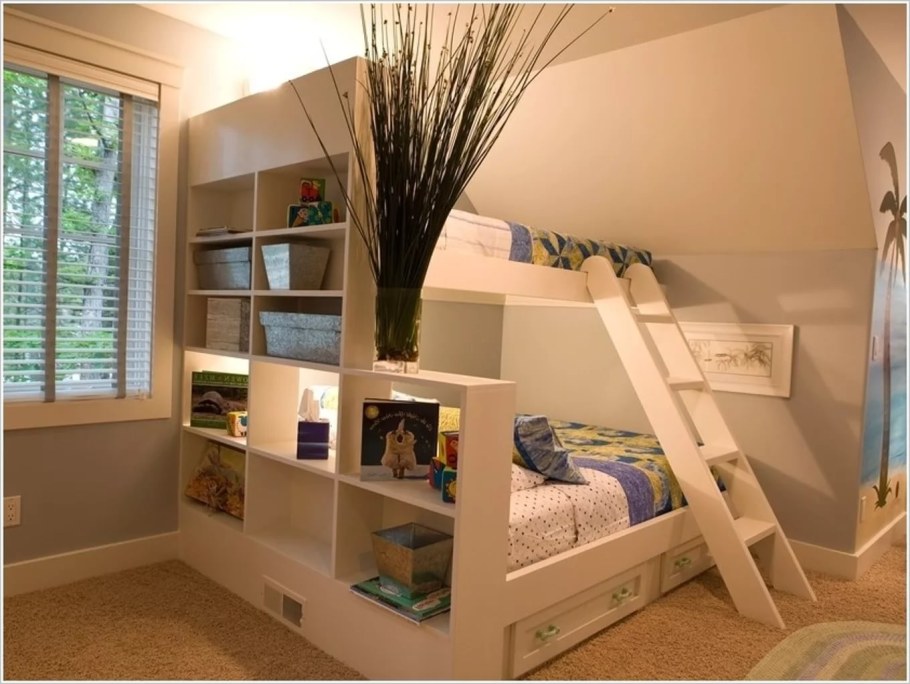 Двухъярусная кровать в интерьере