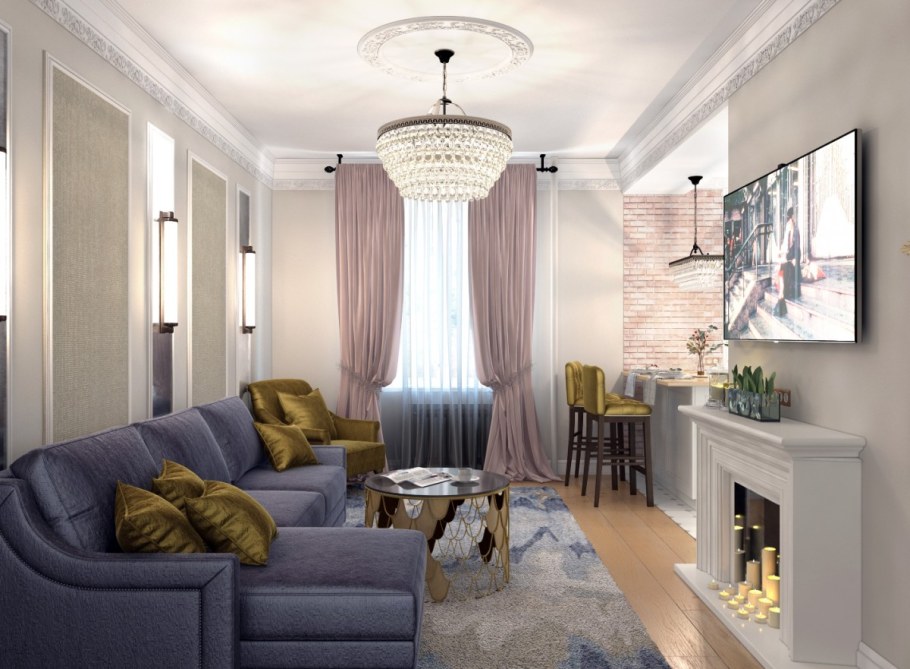 Деревянные стены в сталинке