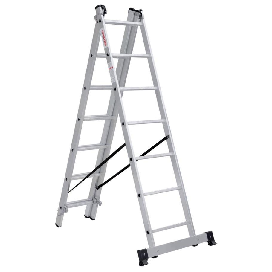 Лестница телескопическая 3-секционная Олимп 1230312 a