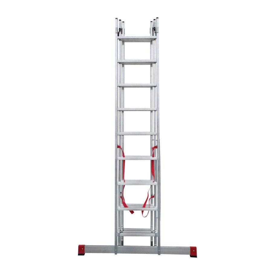 Лестница алюминиевая 3-х секционная новая высота