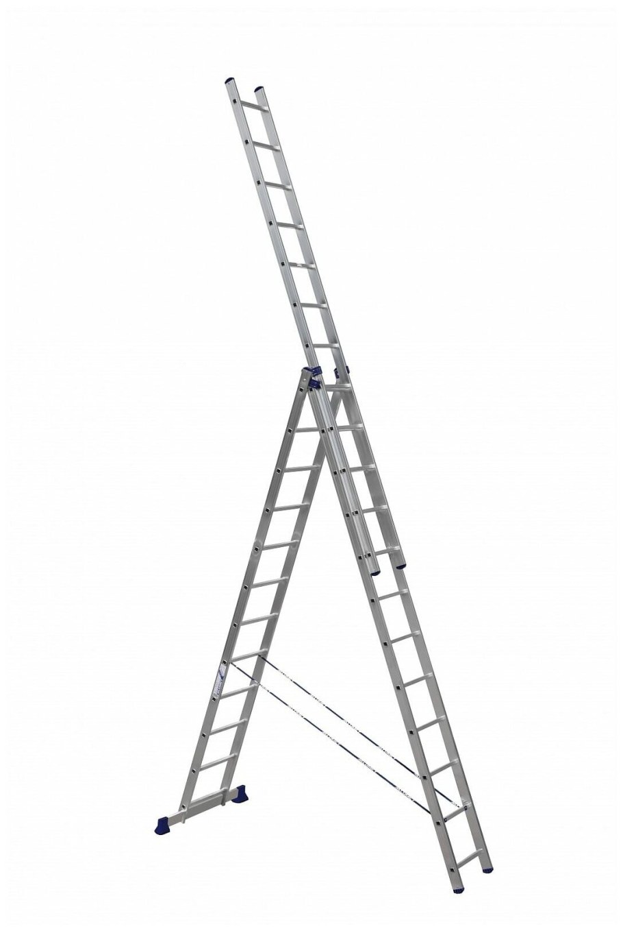 Лестница алюминиевая 4-х секционная шарнирная 4х3 алюминиевая ал tl4044
