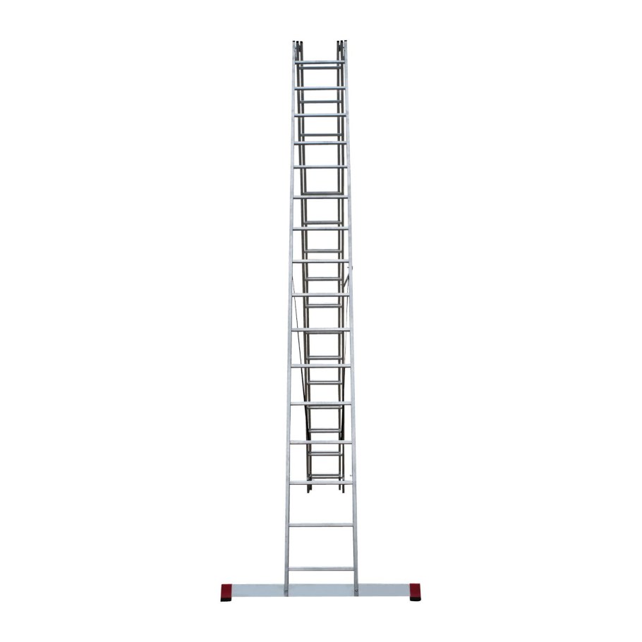 Лестница, 2х7 ступеней, алюминиевая, двухсекционная СИБРТЕХ (СИБРТЕХ)