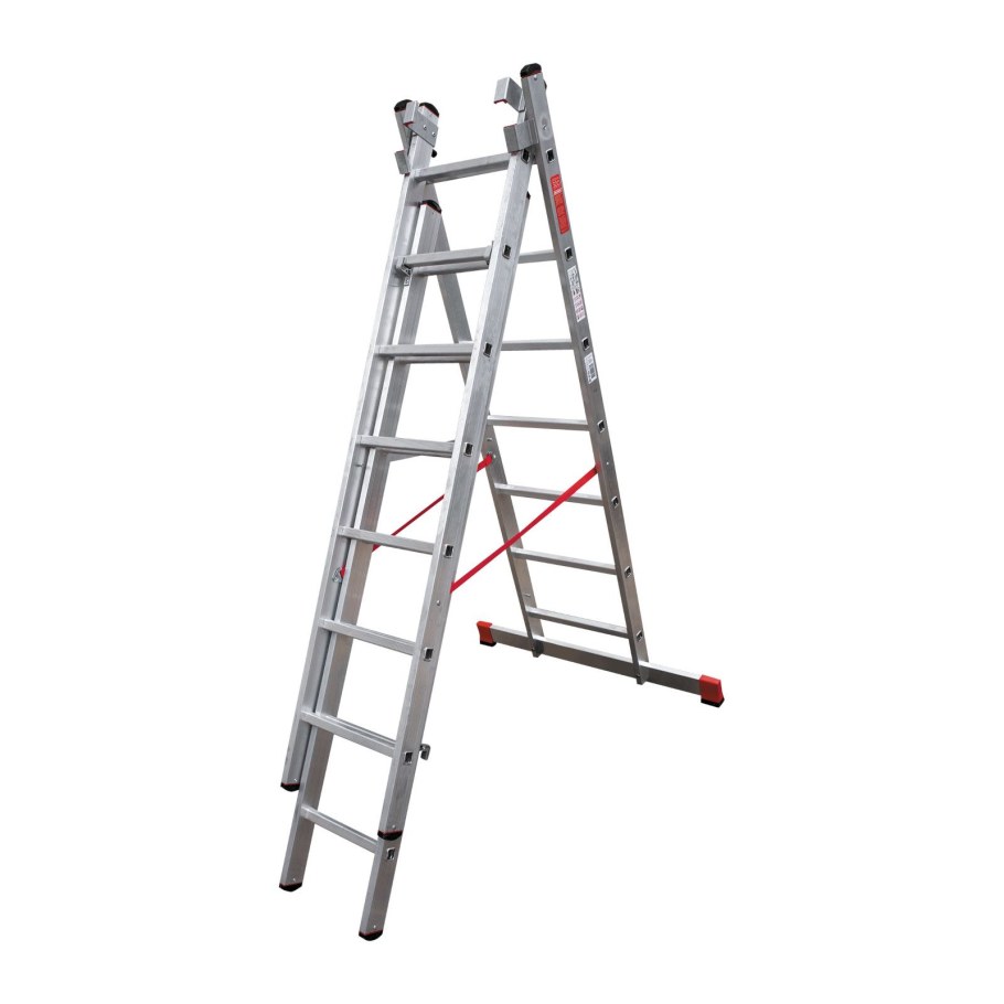 Лестница универсальная biber 98209 3-х секционная 9 ступеней