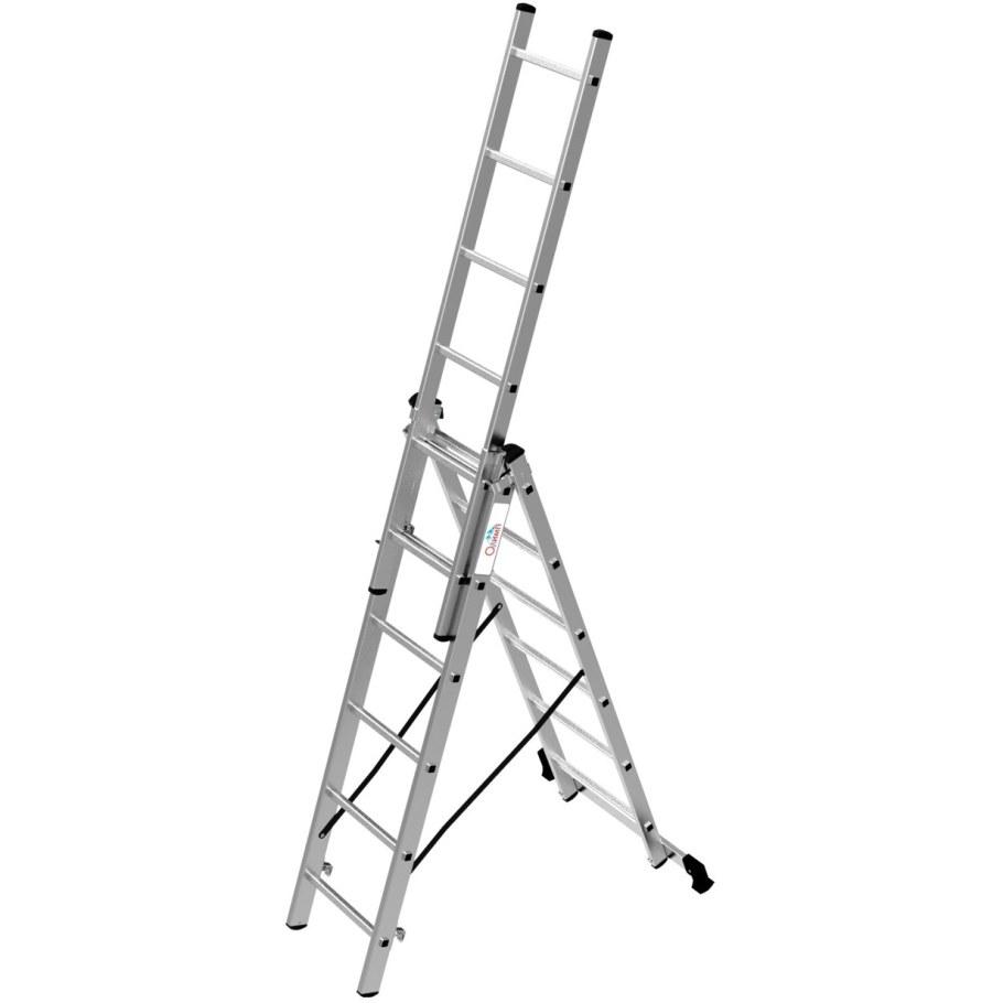 Лестница выдвижная телескопическая 3 х секционная