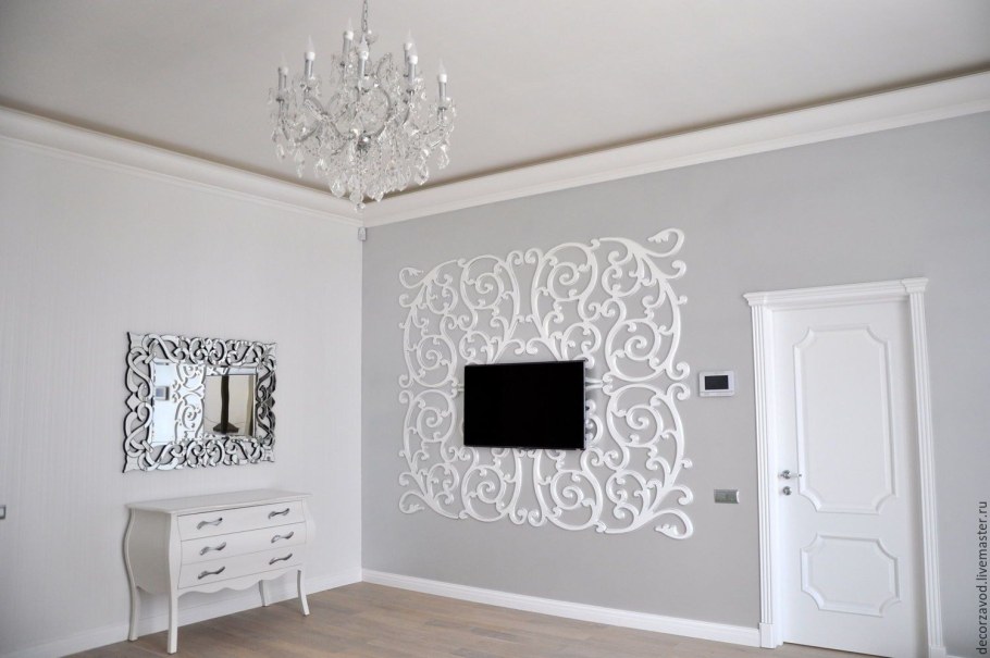 Панно из остатков обоев