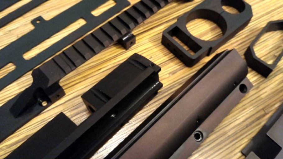 Анодное оксидирование черное