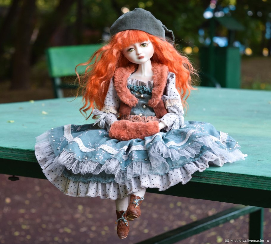 Lefard кукла фарфоровая