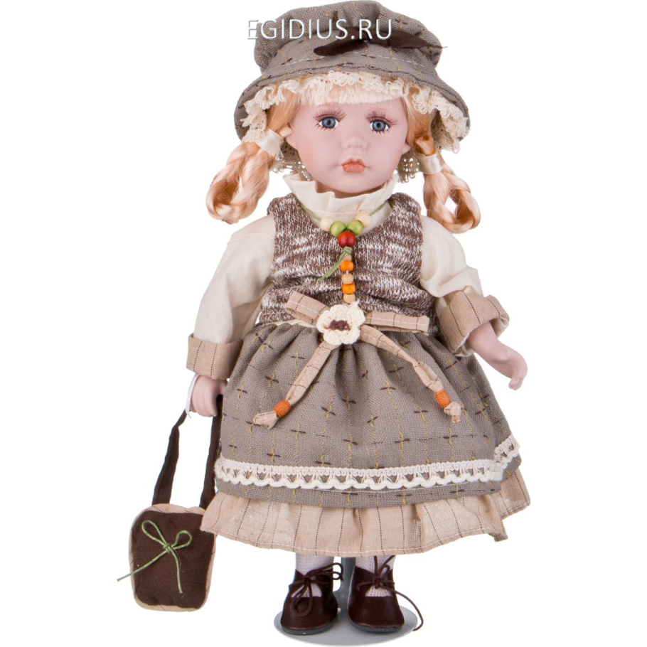 Кукла фарфоровая интерьерная Амелия 56см