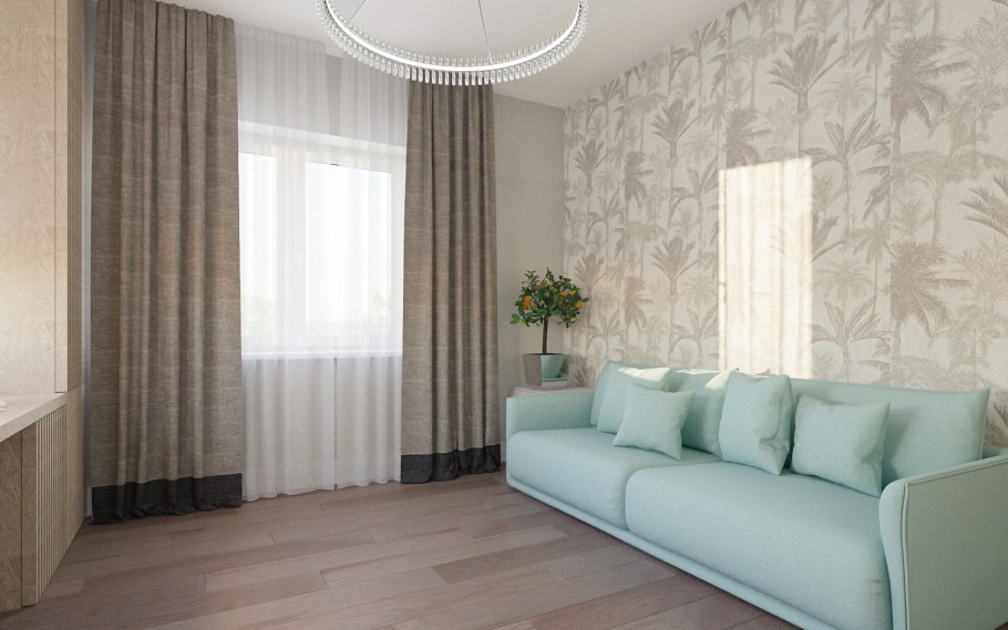 Отделка жилой комнаты