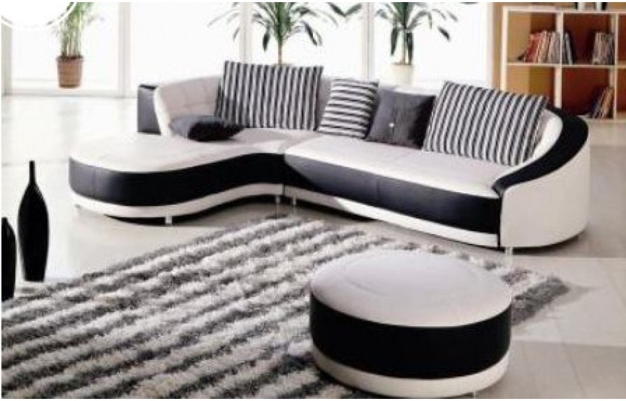 Необычные угловые диваны в гостиную
