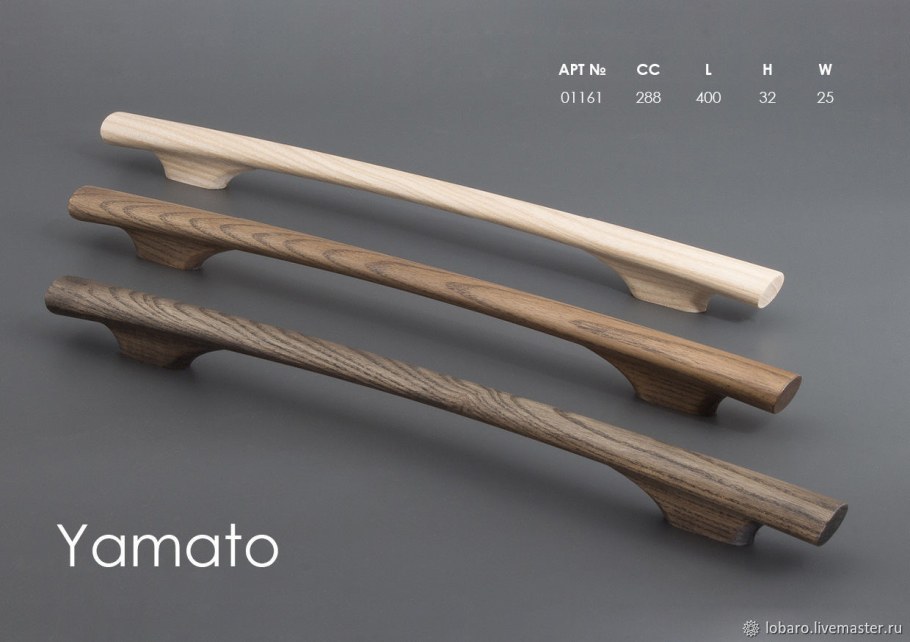 Ручки деревянные длинные