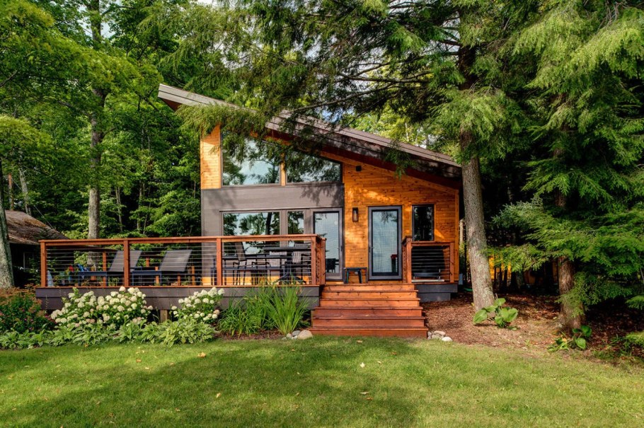 Tiny House с односкатной крышей