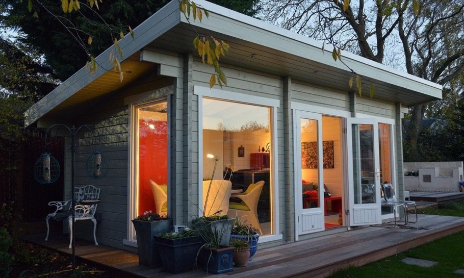 Тини Хаус с односкатной крышей