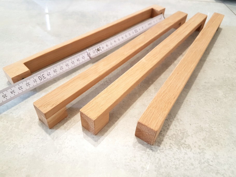 Деревянные ручки для шкафа длинные