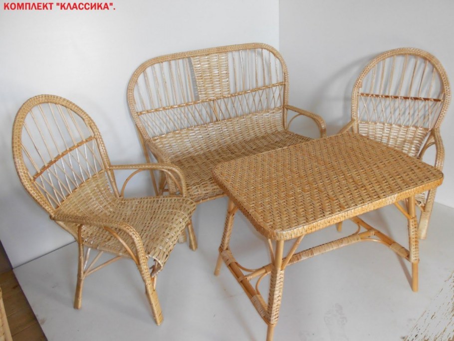 Плетеный комод