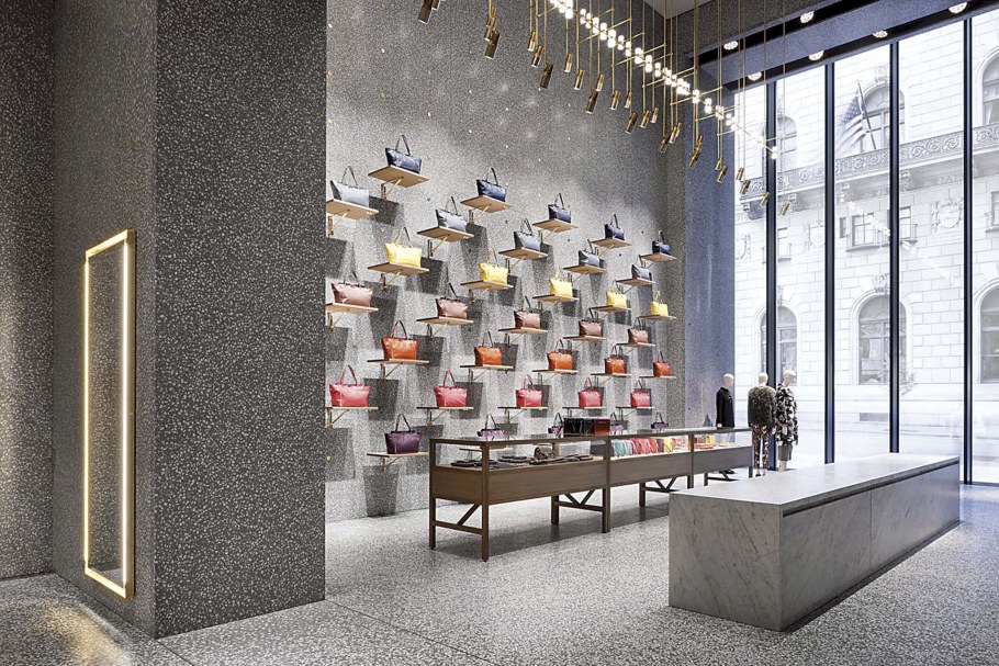 Терраццо интерьер бутика