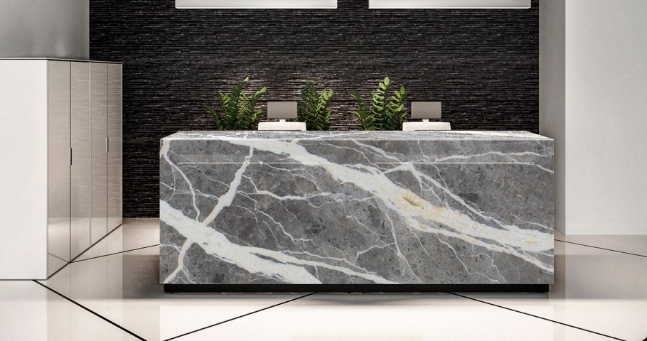 Ресепшн из керамогранита