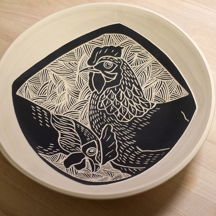 Техника сграффито в керамике