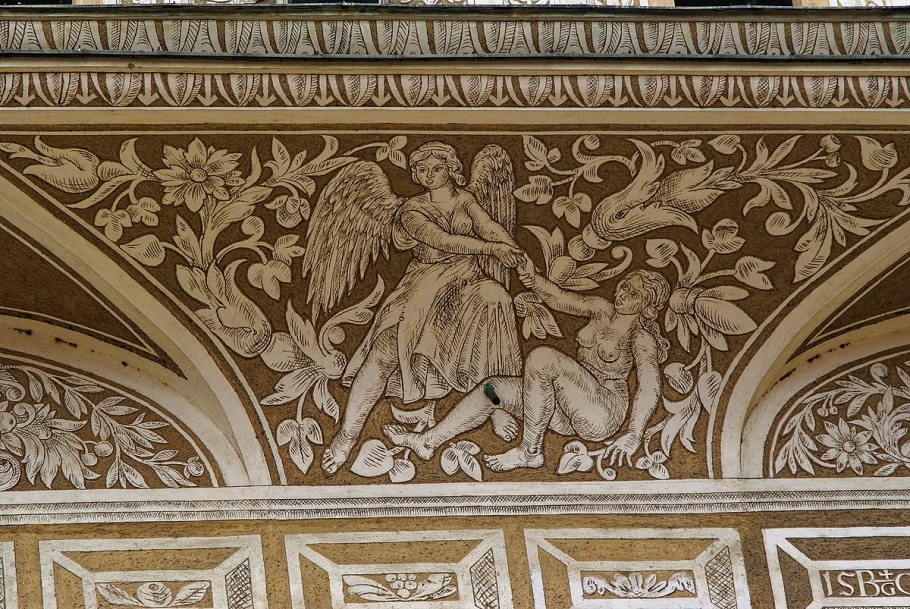 Сграффито Италия архитектура