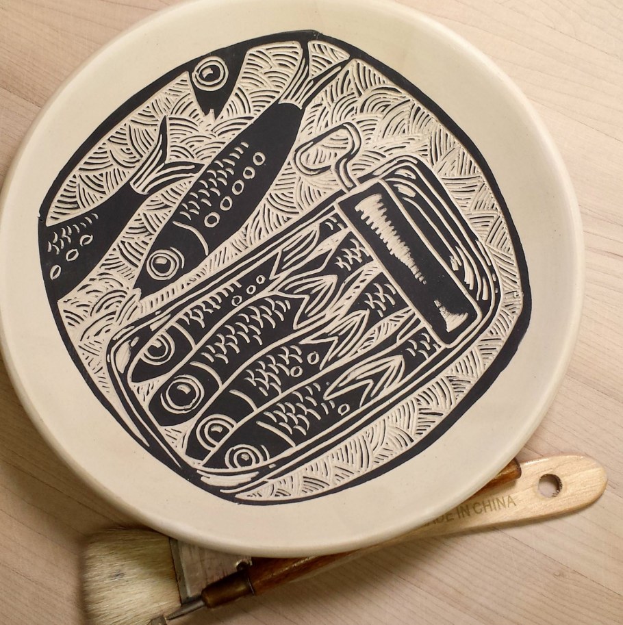 Техника сграффито в керамике