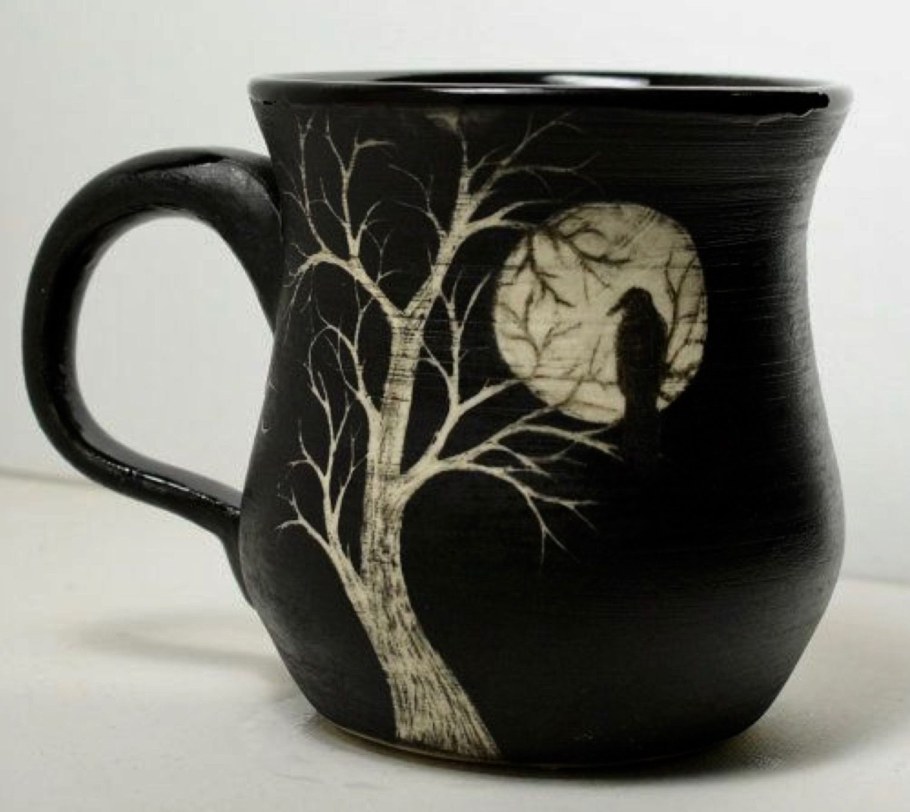 Кружка сграффито керамика