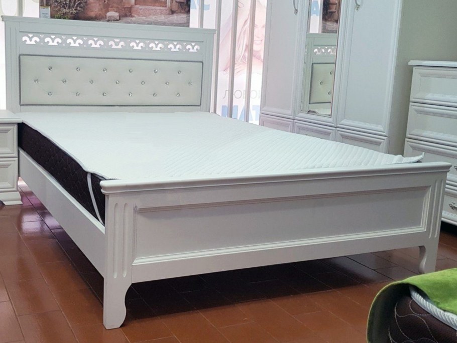 Кровать Грация античный белый Браво мебель