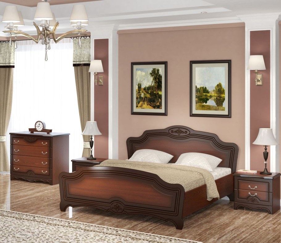 Шкаф Кантри слоновая кость Браво мебель