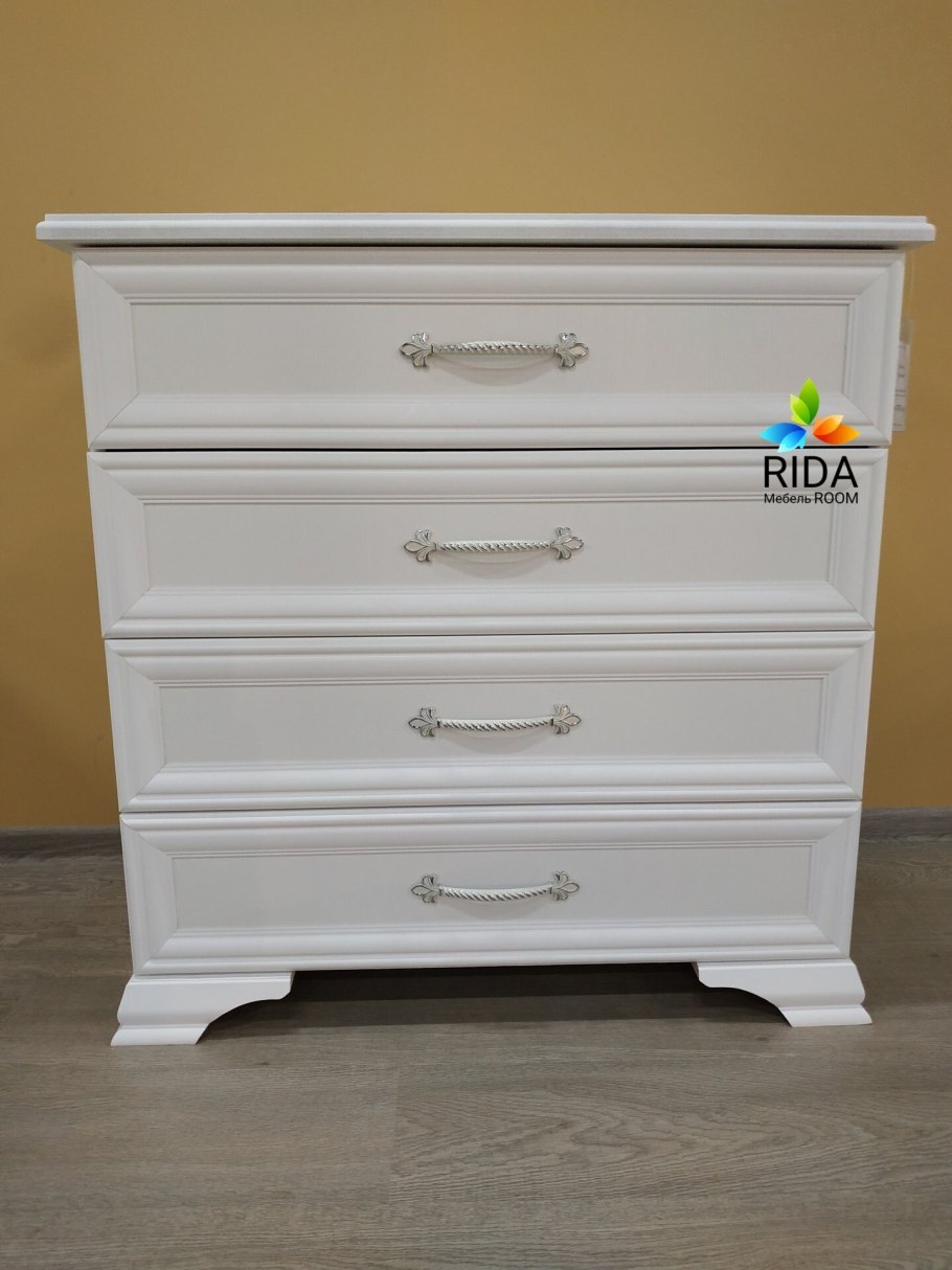 Грация (лак белый) , комод 5ящ