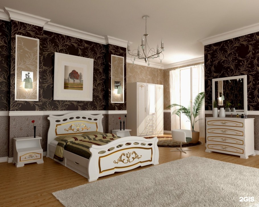 Кровать нимфа белая