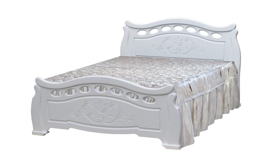 Кровать Грация 1 античный белый Браво мебель