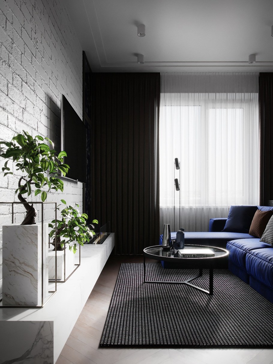 Интерьер гостиной Минимализм