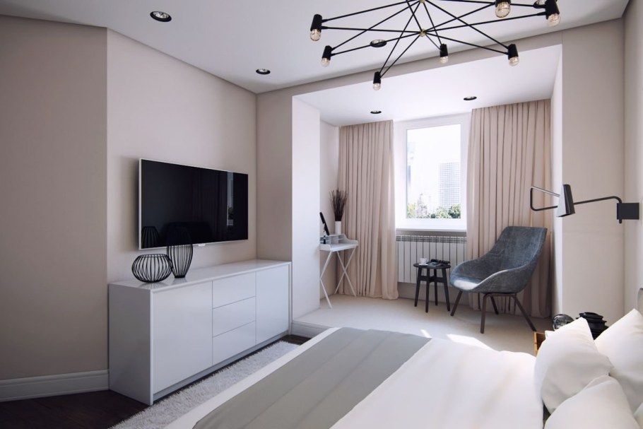 Гостиная в малогабаритных квартирах Минимализм