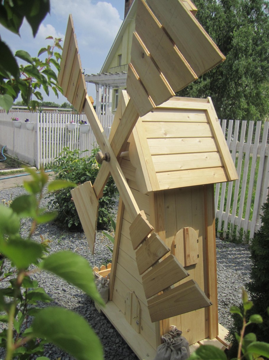 Мельница декоративная для сада