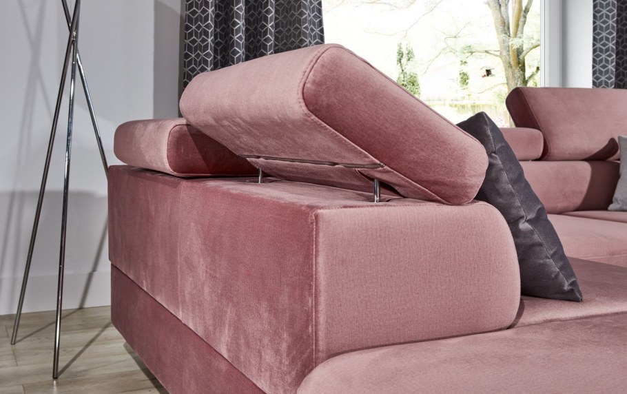 Диван серый с белым