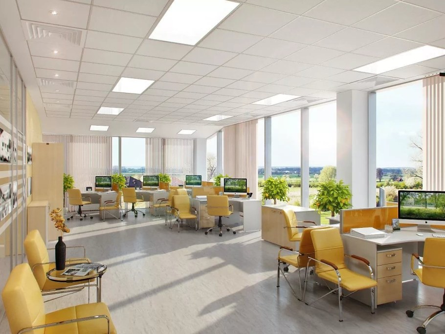 Красивое офисное помещение