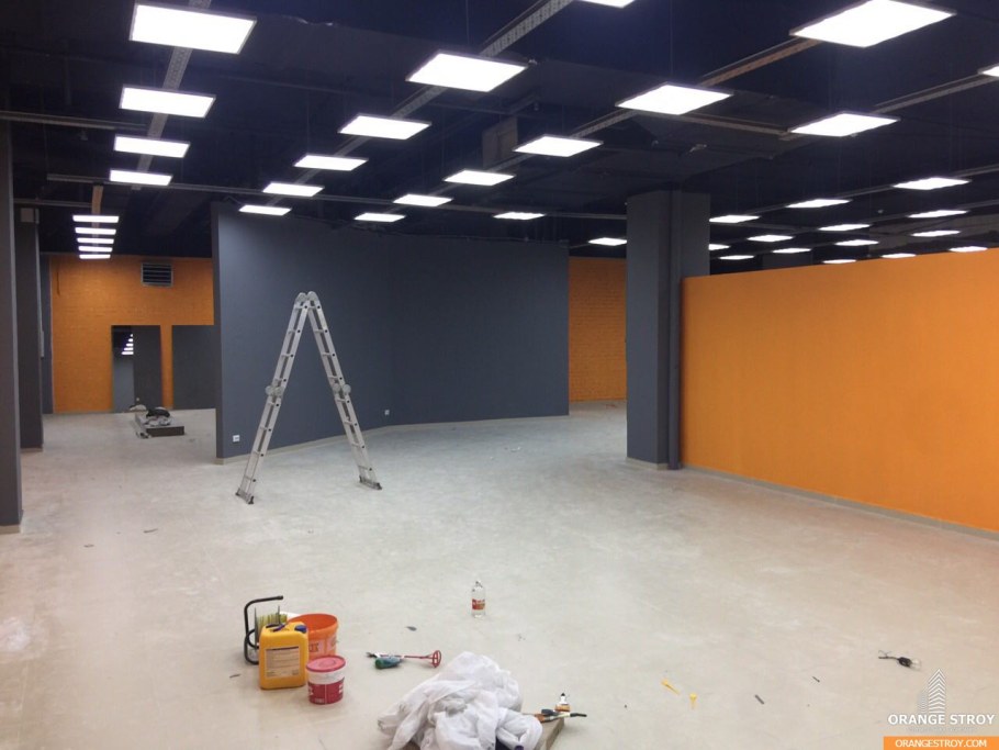 Покраска коммерческих помещений