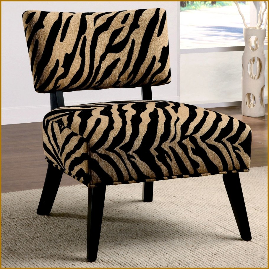 Пуф с принтом Зебра