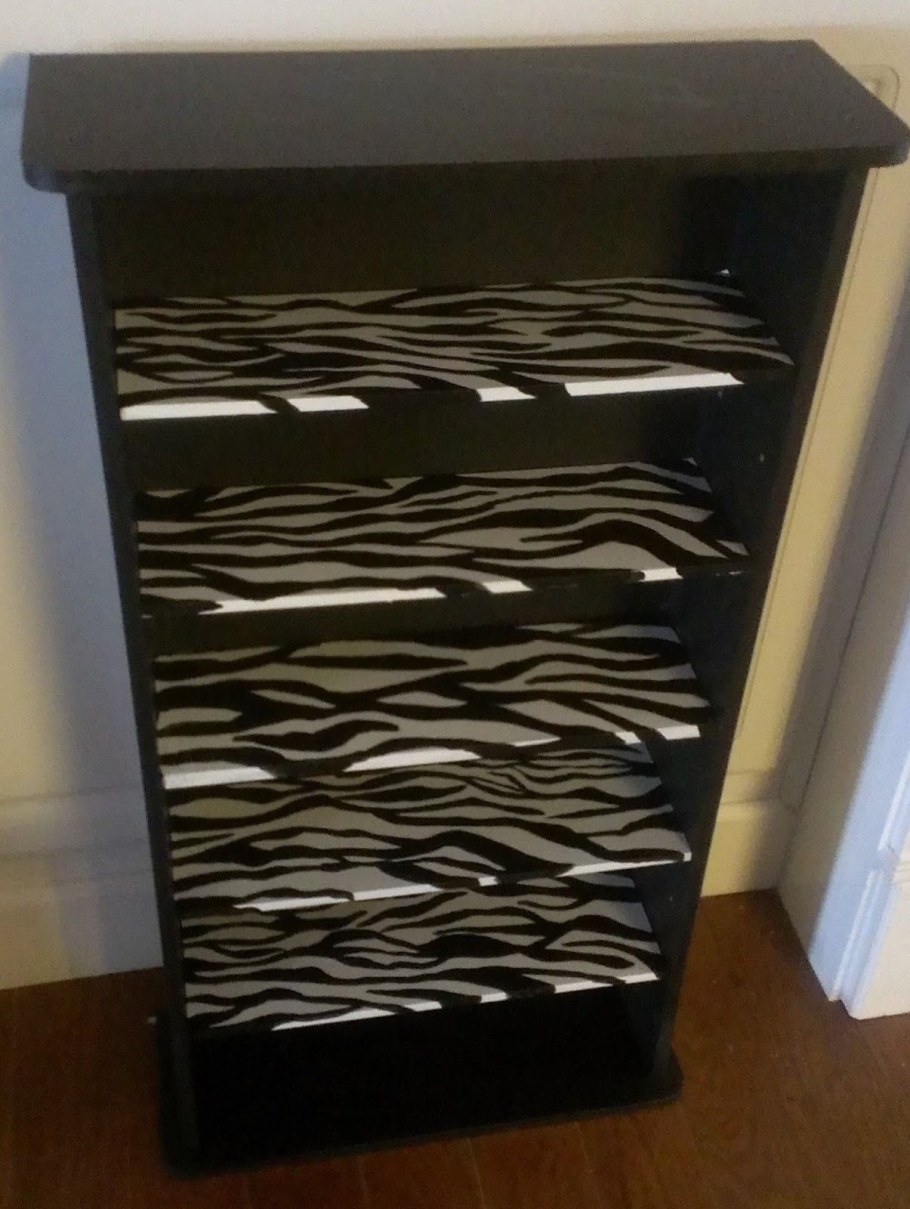 Декор мебели под зебру