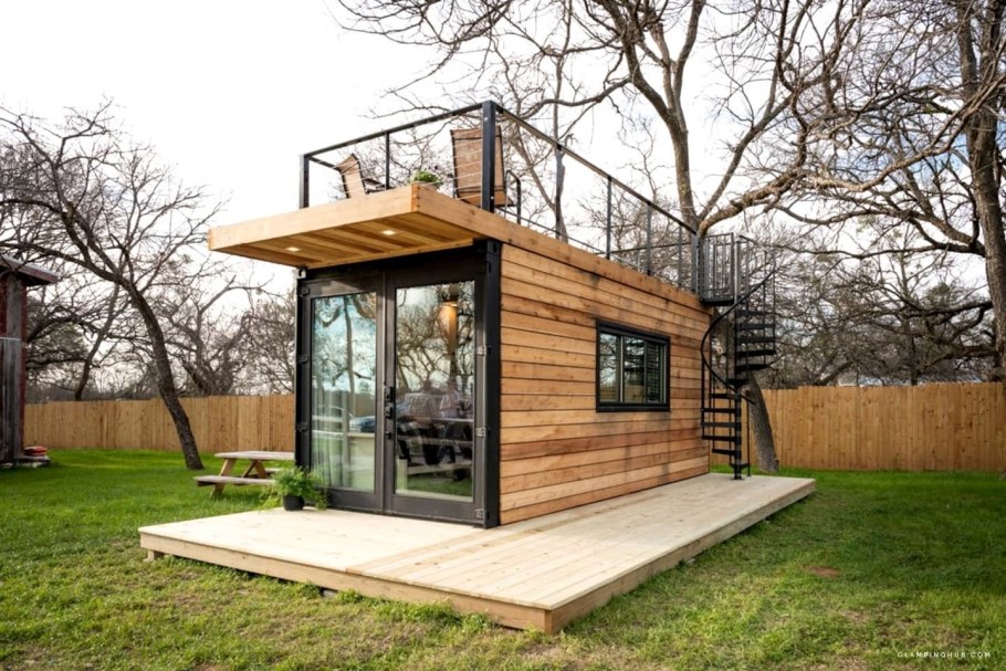 Tiny House с односкатной крышей