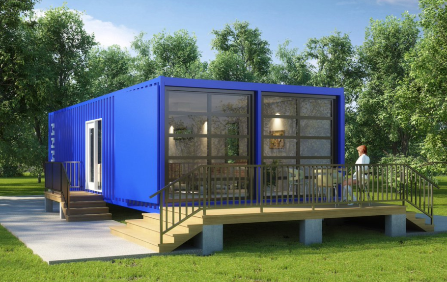 Дачный домик из контейнера